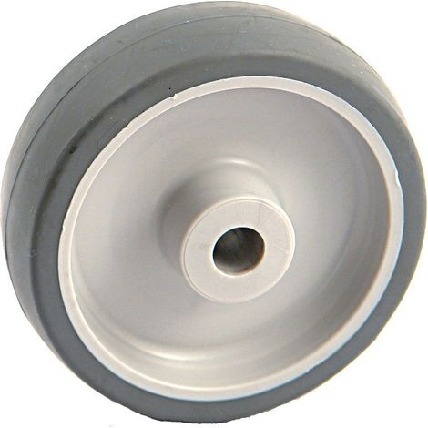 Roue en polypropylène D 100mm alésage lisse D12mm AVL 202100AL (1/2)