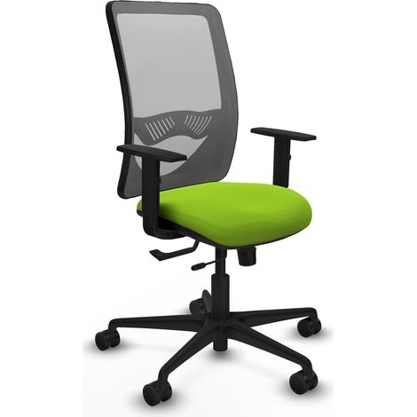 Silla de oficina piqueras y crespo Zulema gris similpiel cómoda (1/2)