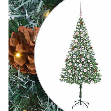 Artificial Christmas Tree Green 180 cm PVC and Steel vidaXL (1/5)
