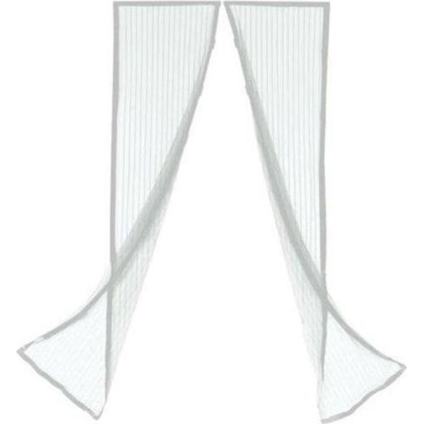 Insect screen door 100x220 insect protection white magnet mosquito net White (1/5)