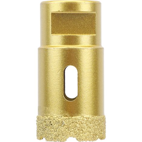Foret trépan diamant 30mm M14 pour marbre béton, scie cloche brasée ouverture perçage outil carrelage (1/5)
