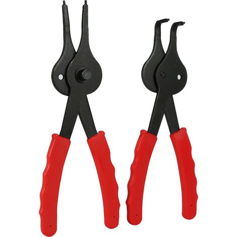 11 pinces universelles pour circlips internes et externes, kit d'outils mécaniques neuf (1/5)