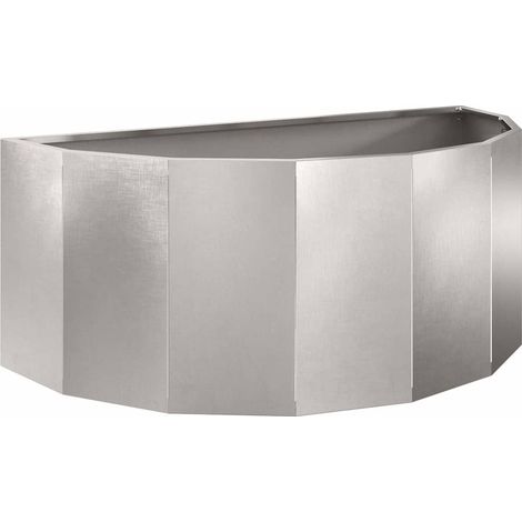 Maison Exclusive - Fioriera Argento 90 x 45 x 35 cm Acciaio inossidabile