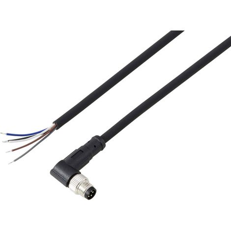TRU COMPONENTS TC-13751880 Cavo di collegamento M8 x 1 Spina angolata 10 m Numero di poli: 5 1 pz. (1/4)
