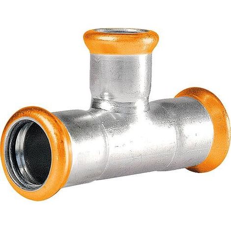 Pour inox 304 Raccords à sertir Contour M Pièce en T réduite 54x28x54mm