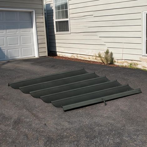 Tonnelle de jardin gris Oscuro en tela Poliéster 250 x 255 x 6 cm (1/5)
