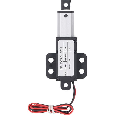 Mini actionneur linéaire électrique 24V, course de 20mm, 20N, 30 mm/s, étanche à l'eau, pour l'automatisation des machines, bras robotisés