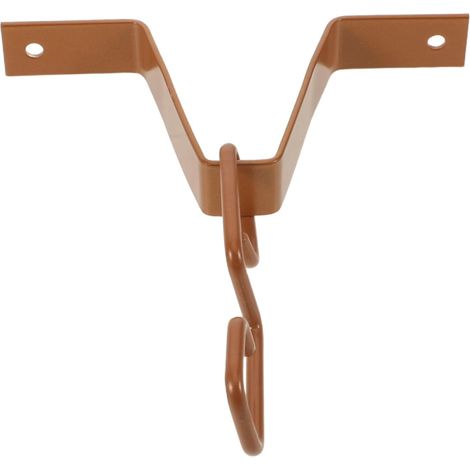 Adaptateur de Chaîne de Pluie Fer Résistant Corrosion Crochet V pour Gouttière Installation Facile pour Drainage Extérieur Compatible avec Clips de Gouttière Standard Fixation (1/5)