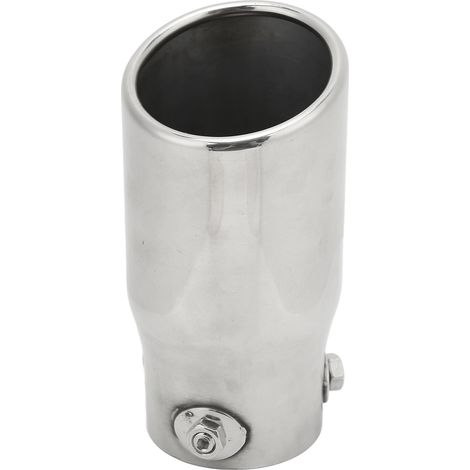 Zoternen Embout d'échappement en acier inoxydable, entrée 63mm, sortie 76mm, longueur 150mm, universel pour voiture