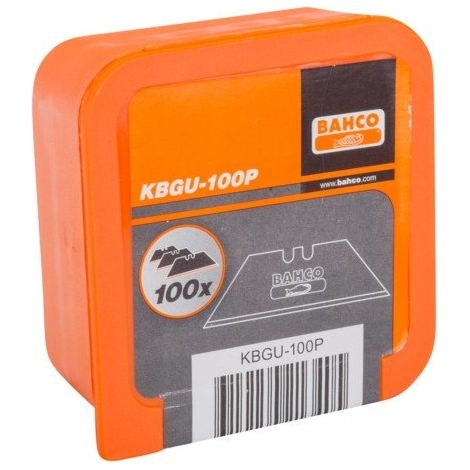 BAHCO - Lames trapézoïdales pour cutters - 100 pcs