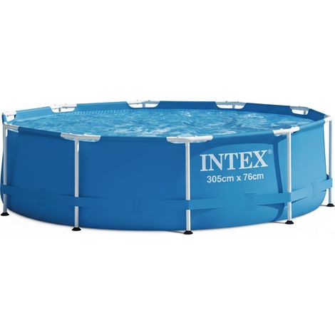 Intex Swimming Pool Metal Frame 305x76 cm 10FT
