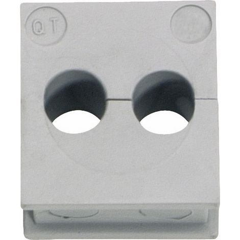 Icotek QT 2/3 Kabeldurchführung   Klemm-Ø (max.) 3 mm  Elastomer Grau 1 St.