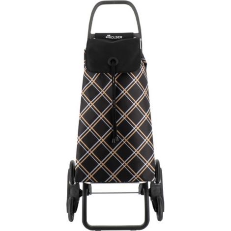 Carrello della spesa a 6 ruote, 43L, nero - IMX399 NEGRO - Rolser