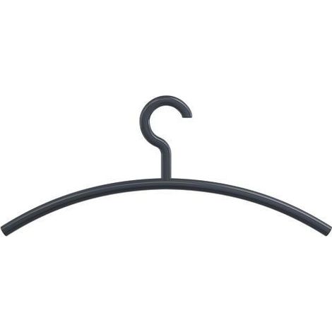 Kleiderbügel 570.1 92 Kunststoff 92 anthrazitgrau Breite 450 mm Höhe 190 mm (1/5)