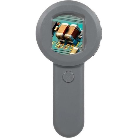 Microscope numérique 2 pouces, zoom 100x, loupe avec éclairage pour pièces de monnaie et 2 modes d'éclairage couleur. (1/4)