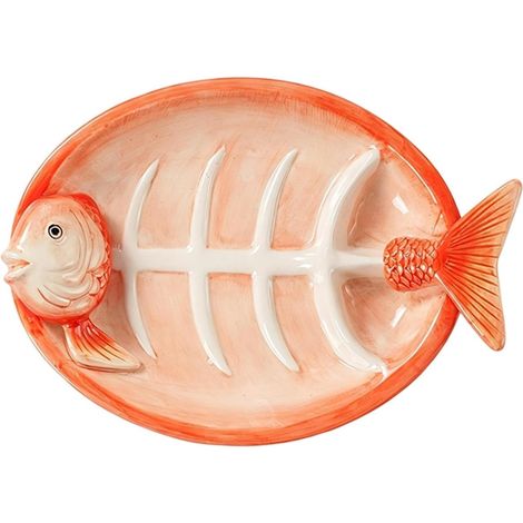 Assiettes Mignonnes Plat en forme de poisson avec compartiment à sauce Plateau support à nachos et tacos Pour Dumplings, Snacks, Apéritifs, Fruits, Fête, Anniversaire, Festival (1/5)