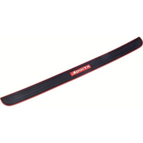 Protection universelle de seuil de porte de coffre de voiture (90 cm / 35,4 po),bande adhésive en caoutchouc pour pare-chocs arrière,protection anti-rayures,noire,90 cm / 35,4 po (1/3)