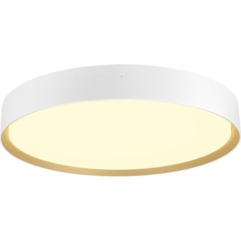 Plafonnier Decona Ø 42cm blanc avec or - 3000K/4000K - 1008923