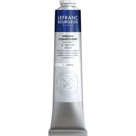 Médium d'empâtement - Peinture à l'huile - Tube de 200 ml - Lefranc Bourgeois