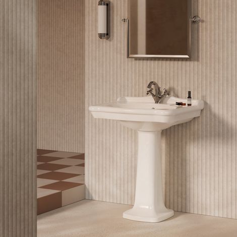 Vasque Boheme 70 Blanc brillant - bonde