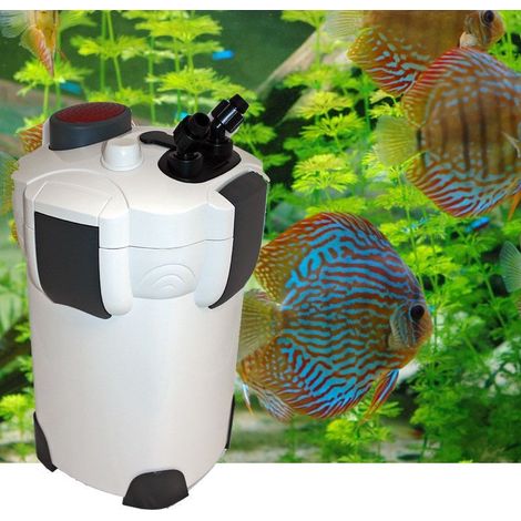 Filtre Externe 2000 l/h pour aquarium eau douce et eau de mer : Avec accessoires (1/5)