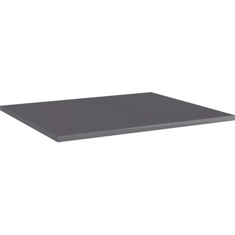 Maison Exclusive - Bücherregal-Bretter 8 Stk. Hochglanz-Grau 60x5 (1/5)