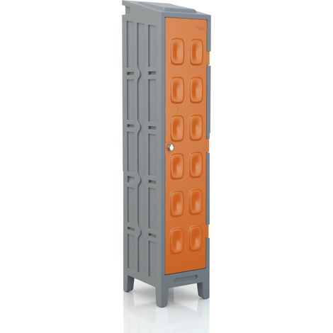 PROVOST - Armoire vestiaire en plastique PEHD orange - Industrie propre