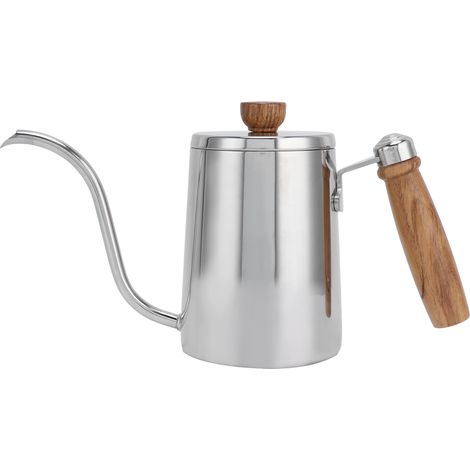 5-teiliges Set für die Zubereitung von Filterkaffee mit Handfilter, Kaffeekanne, Filtertrichter, Edelstahl, Farbe (1/5)