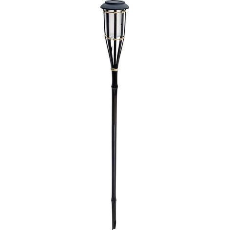 Lampe solaire en bambou, torche, 65 cm (1/2)