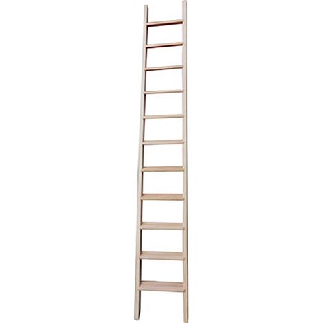 Matisère – Échelle de meunier 11 marches – Hauteur 2.82m – Montants Hemlock 70x30mm – Fixation sécurisée – BMP300