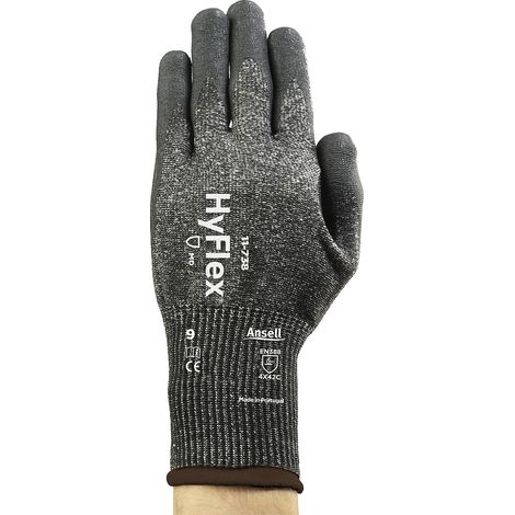 Ansell, Gants de travail HyFlex® 11-738, noir, 1 paire, (1/5)