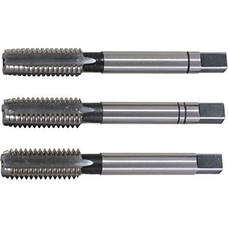 KS Tools 331.0100 Serie di Maschi a Mano in HSS M, M10X1.5, 3 Pezzi