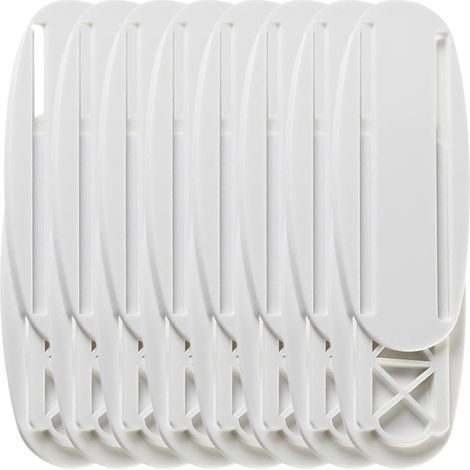 Unomor 8 Supports de rangement adhésifs pour multiprises (1/5)
