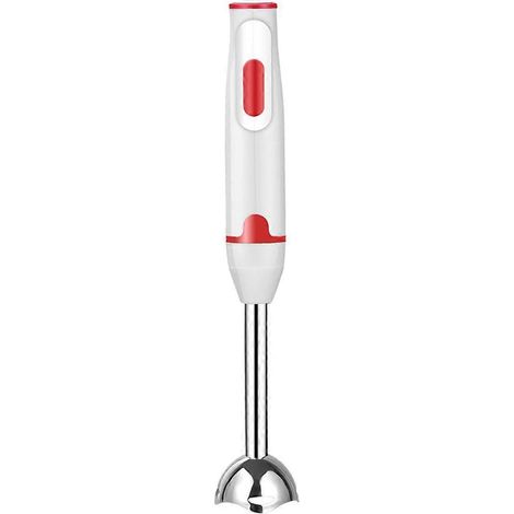 Mixeur plongeant électrique à main, hachoir à légumes, robot culinaire portatif, prise européenne, rouge (1/5)