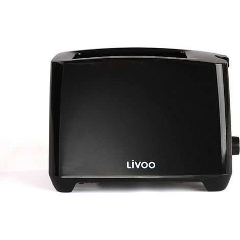 Grille-pain deux fentes Livoo DOD162N Coloris Noir - Thermostat réglable - 750W DOD162N (1/4)