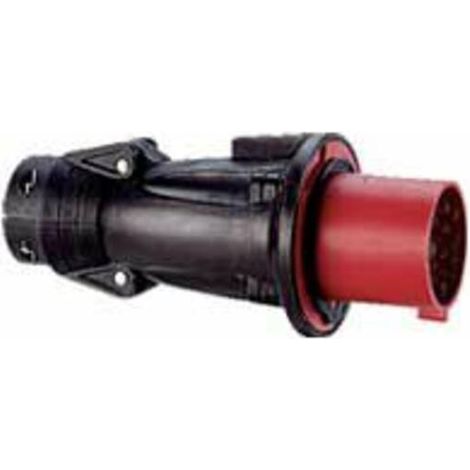 Fiche mobile droite Hypra IP44 32A - 380V à 415V - 3P+N+T - caoutchouc - 052954 - LEGRAND