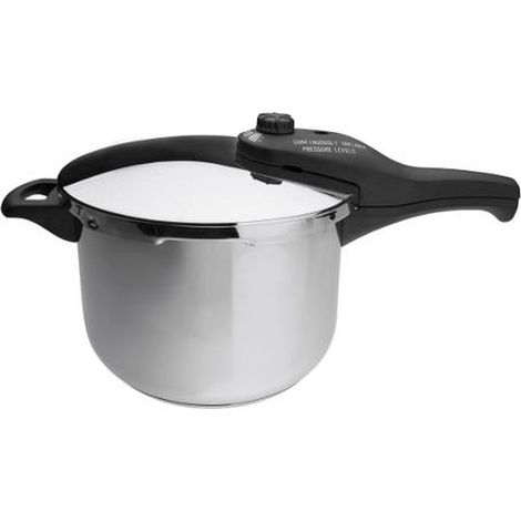 Olla a presión lacor tempo 6 l acero inoxidable (1/2)