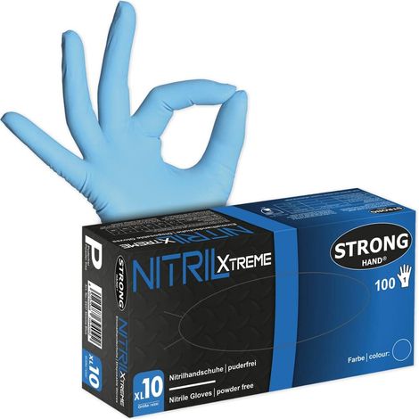 STRONGHAND® HANDSCHUHE Größe 10 blau Feldtmann (1/3)