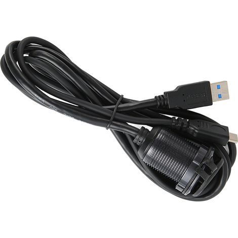 Câble USB C Mâle/Femelle Étanche pour Tableau de Bord Auto Moto Bateau (1/5)