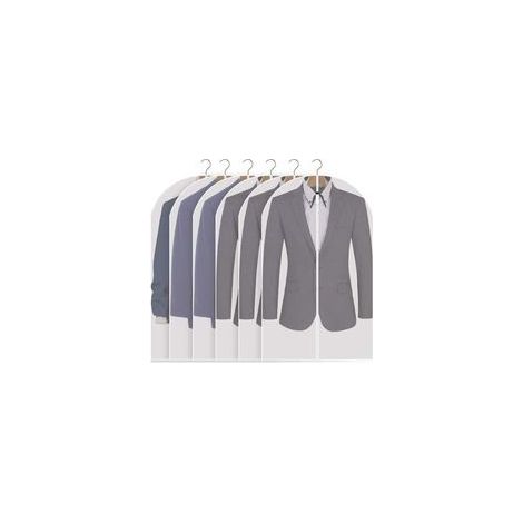 Lot de 6 sacs de rangement pour vêtements (60 x 100 mm) avec fermeture éclair, renforcés, vendus à l'unité. (1/5)