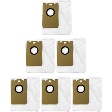 6er-Pack Ersatzstaubbeutel für den Xiaomi Lydsto W2 Saugroboter