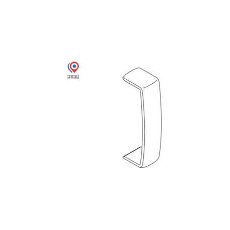 Joint de couvercle recouvrant pour moulure Keva 50mm – PVC blanc – Accessoire pour goulotte électrique – Doublage de coupe de canal – Planet Wattohm