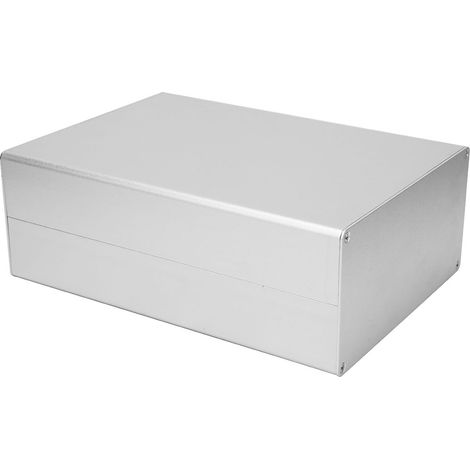 Boîtier de projet en aluminium argent mat pour circuit imprimé GPRS DIY, 80 x 160 x 220 mm (1/5)