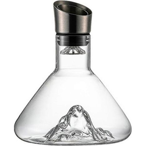 Weinkaraffe, transparente Weinkaraffe mit Belüfter (siehe Foto) (1/5)
