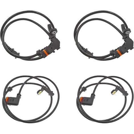 Raddrehzahlsensor vorne hinten links rechts ABS für Mercedes Benz W204 - Schwarz