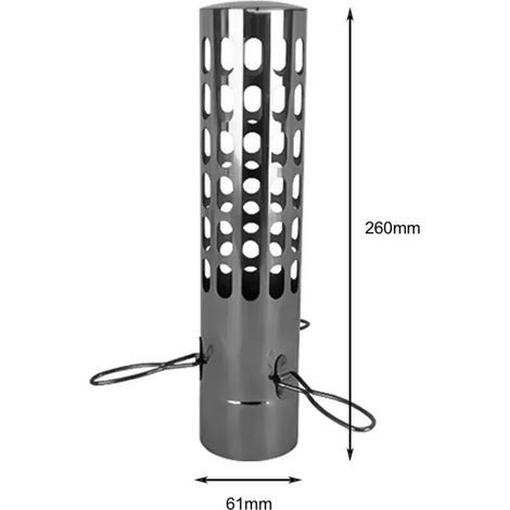 Coude de conduit de fumée à 90 degrés de 6 cm, coude de tubage de cheminée, coude de poêle de tente, tuyau de protection thermique, tuyau d'interrupteur, tuyau anti-étincelles, tuyau anti-brûlure, réc (1/5)