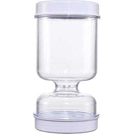 Pot de cornichon de séparation humide sec,Récipient de cornichon avec couvercle,Pot de cornichon en sablier