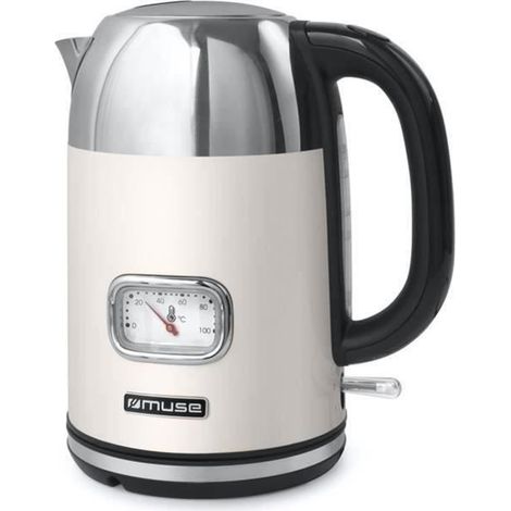 Hervidor Muse MS-020SC crema acero inoxidable 1,7L (1/5)
