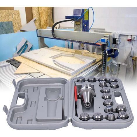 BT40-ER32-15PC Jeu de 15 pinces à ressort ER Jeu de porte-outils à pinces élastiques ER Jeu de porte-outils métriques ER (1/5)