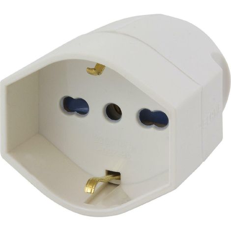 Scame presa assiale 2p+t 16a pluristandard uscita assiale standard 130.2085 (1/2)